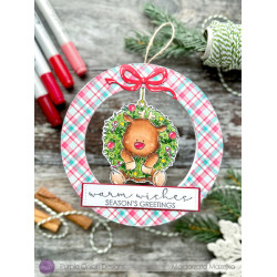 Purple Onion Designs Chilliezgraphy by Pei - Reindeer Wreath