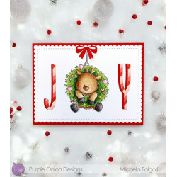 Purple Onion Designs Chilliezgraphy by Pei - Reindeer Wreath
