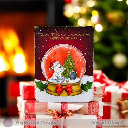 Purple Onion Designs Chilliezgraphy by Pei - Very Merry Snowglobe