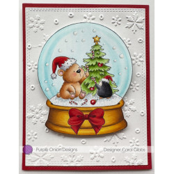 Purple Onion Designs Chilliezgraphy by Pei - Very Merry Snowglobe