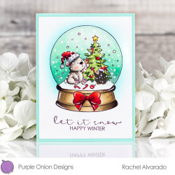 Purple Onion Designs Chilliezgraphy by Pei - Very Merry Snowglobe