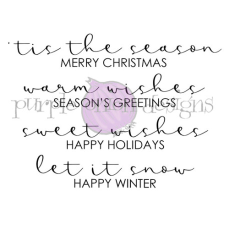 Purple Onion Designs Season Sayings Sentiment Set