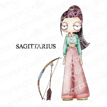 Stamping Bella ODDBALL ZODIAC SAGITTARIUS Stamp