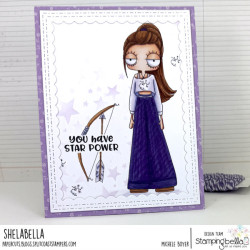 Stamping Bella ODDBALL ZODIAC SAGITTARIUS Stamp