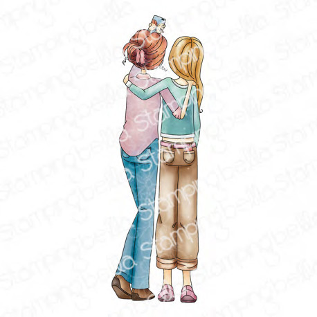 Stamping Bella UPTOWN GIRLS SASHA & IVY Stamp