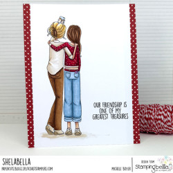Stamping Bella UPTOWN GIRLS SASHA & IVY Stamp
