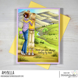 Stamping Bella MOUNTAIN VIEW BACKDROP Stamp