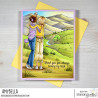 Stamping Bella MOUNTAIN VIEW BACKDROP Stamp