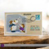 Purple Onion Designs Chilliezgraphy by Pei - Flappy & Tofu Snowflake Fun