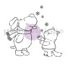 Purple Onion Designs Chilliezgraphy by Pei - Flappy & Tofu Snowflake Fun