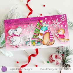 Purple Onion Designs Chilliezgraphy by Pei - Flappy & Tofu Snowflake Fun