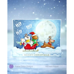 Purple Onion Designs Chilliezgraphy by Pei - Tofu & Friends Happy Sleigh