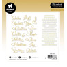 Studio Light Sentiments Classic GOLD Christmas Paper Elements CON FOIL