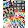 Ranger Tim Holtz Distress SMALL Round Label Sheet WHITE