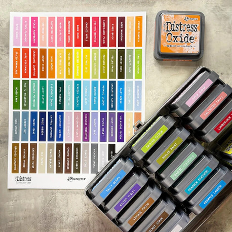 Ranger Tim Holtz Distress Ink Pad Label Sheet WHITE