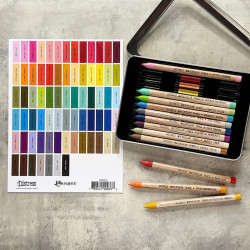 Ranger Tim Holtz Distress Label Assortment Sheets Black 4pezzi