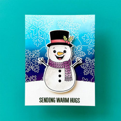 Simon Hurley Create Photopolymer Stamps 6x9 Christmas Hugs