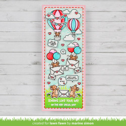 LAWN FAWN Valentine Mice Clear Stamps