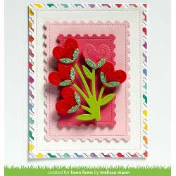 LAWN FAWN Postage Rectangle Stackables Stand-Alone Lawn Cuts Dies
