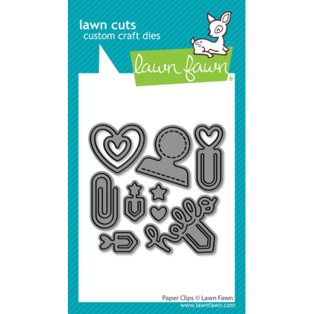 LAWN FAWN Paper Clips Stand-Alone Lawn Cuts Dies