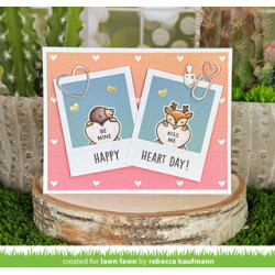 LAWN FAWN Critter Conversation Hearts Clear Stamps
