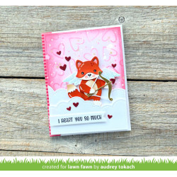 LAWN FAWN Build-A-Critter Valentine Accessories Stand-Alone Lawn Cuts Dies