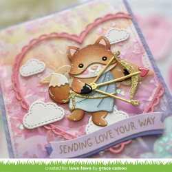 LAWN FAWN Build-A-Critter Valentine Accessories Stand-Alone Lawn Cuts Dies