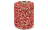Vivant Cord Cotton Lurex Twist Brick and Gold 50 MT 2MM