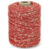 Vivant Cord Cotton Lurex Twist Brick and Gold 50 MT 2MM