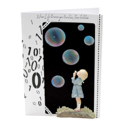 Cosmic Shimmer Silicone Mould Blowing Bubbles by Andy Skinner