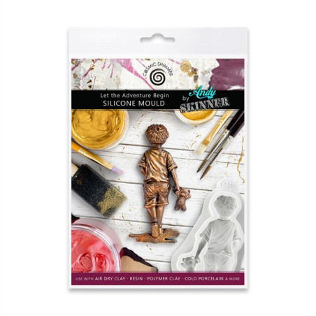 Cosmic Shimmer Silicone Mould Let the Adventure Begin by Andy Skinner