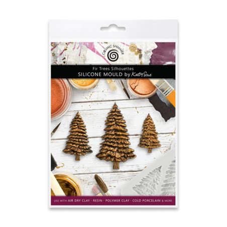 Cosmic Shimmer Silicone Mould Fir Trees Silhouettes by Katy Sue