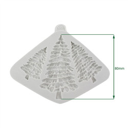 Cosmic Shimmer Silicone Mould Fir Trees Silhouettes by Katy Sue
