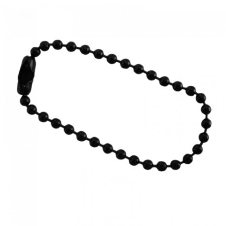 6 Catenelle NERE con Connettori 10cm
