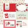 Carta Bella Be Mine Paper Pad 30x30cm