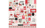 Carta Bella Be Mine Element Stickers