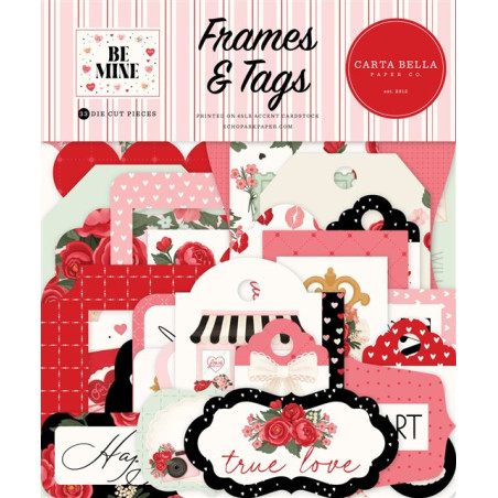 Carta Bella Be Mine Frames & Tags 33pz