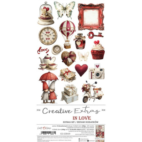 Craft o' Clock Creative Extras Set 01 - In Love 15,75x30,5cm