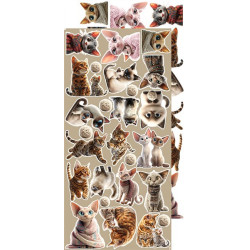 Craft o' Clock Creative Extras Set 03 - Cats 15,75x30,5cm