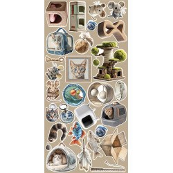Craft o' Clock Creative Extras Set 03 - Cats 15,75x30,5cm