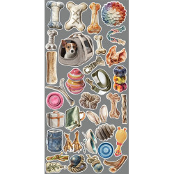 Craft o' Clock Creative Extras Set 04 - Dogs 15,75x30,5cm