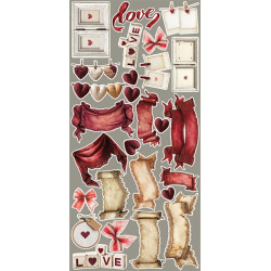 Craft o' Clock Creative Extras Set MIX 01 - Spring In Love 15,75x30,5cm