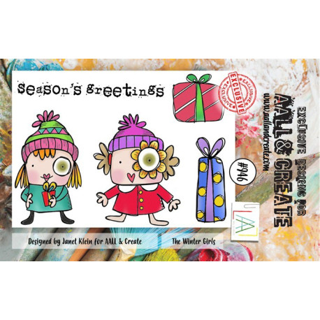 AALL & Create Stamp Set 946 The Winter Girls
