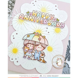 Mama Elephant ANNIVERSARY CELEBRATION Clear Stamp