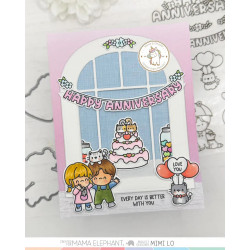 Mama Elephant ANNIVERSARY CELEBRATION Clear Stamp