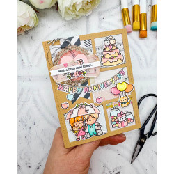Mama Elephant ANNIVERSARY CELEBRATION Clear Stamp