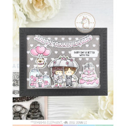 Mama Elephant ANNIVERSARY CELEBRATION Clear Stamp