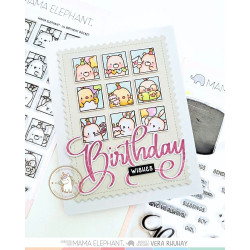 Mama Elephant LIL BIRTHDAY DOCKET Clear Stamp