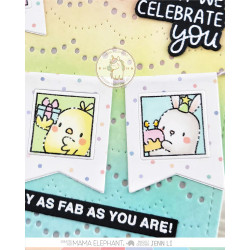 Mama Elephant LIL BIRTHDAY DOCKET Clear Stamp