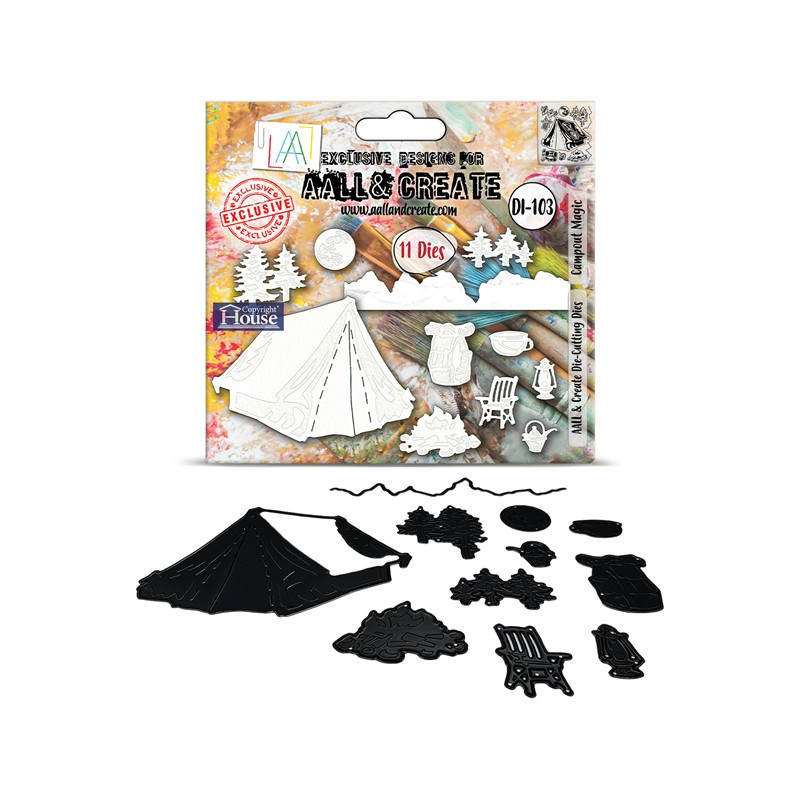 Aall&Create Cutting Dies Campout Magic 103